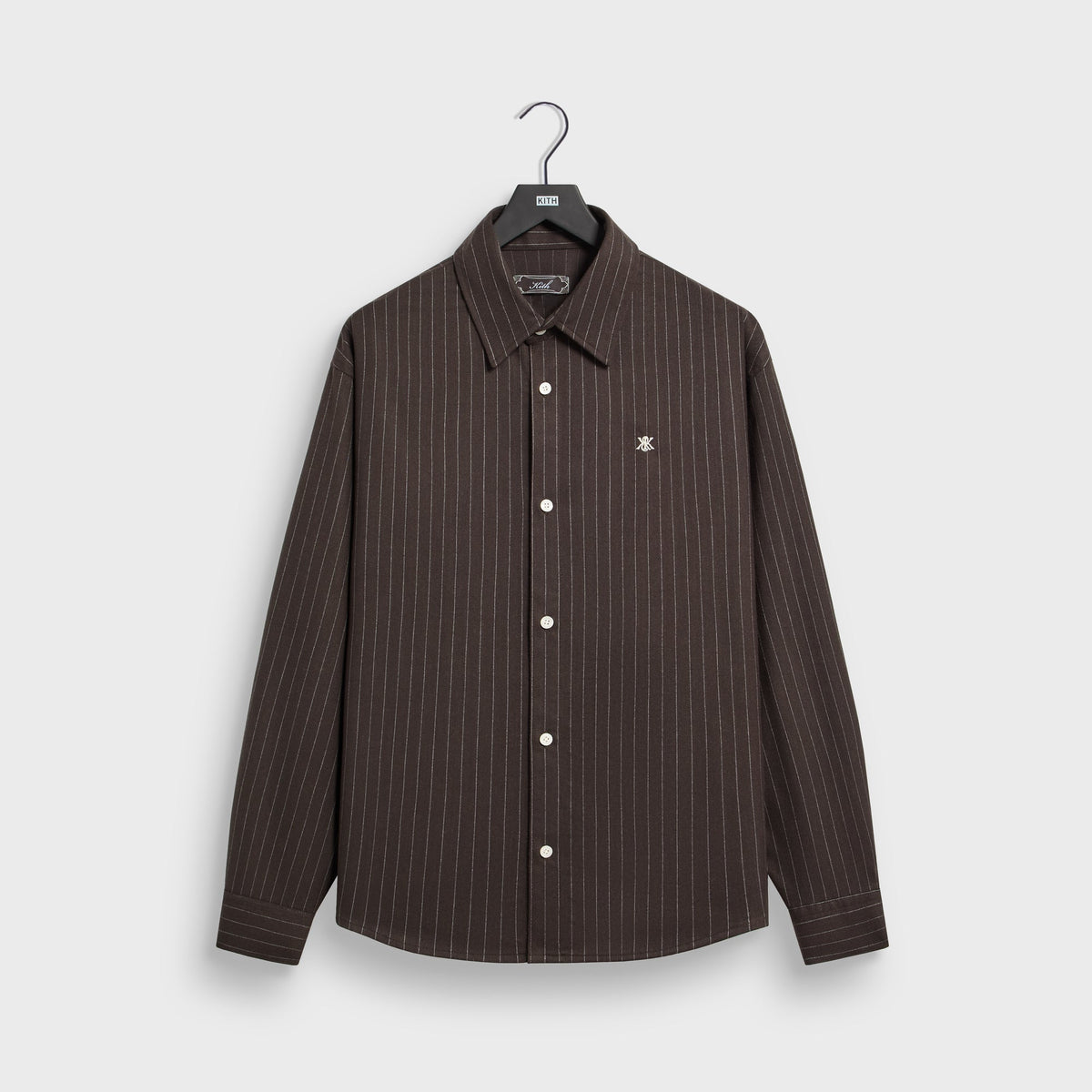 Kith Pinstripe Flannel Tamlin Buttondown Shirt - Clever