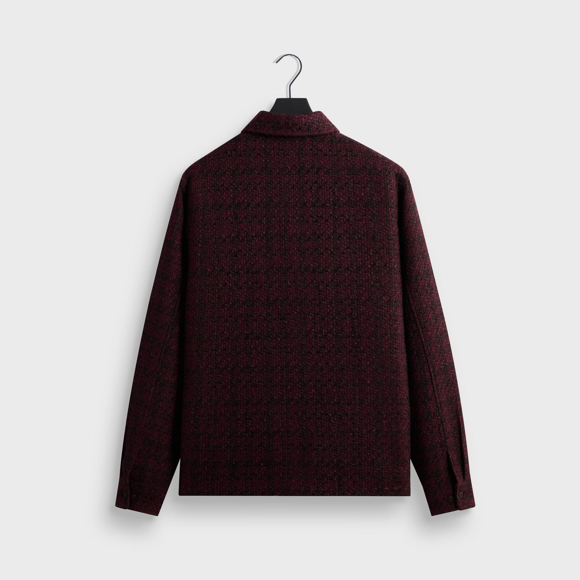 Kith Boucle Plaid Boxy Collared Overshirt - Essence