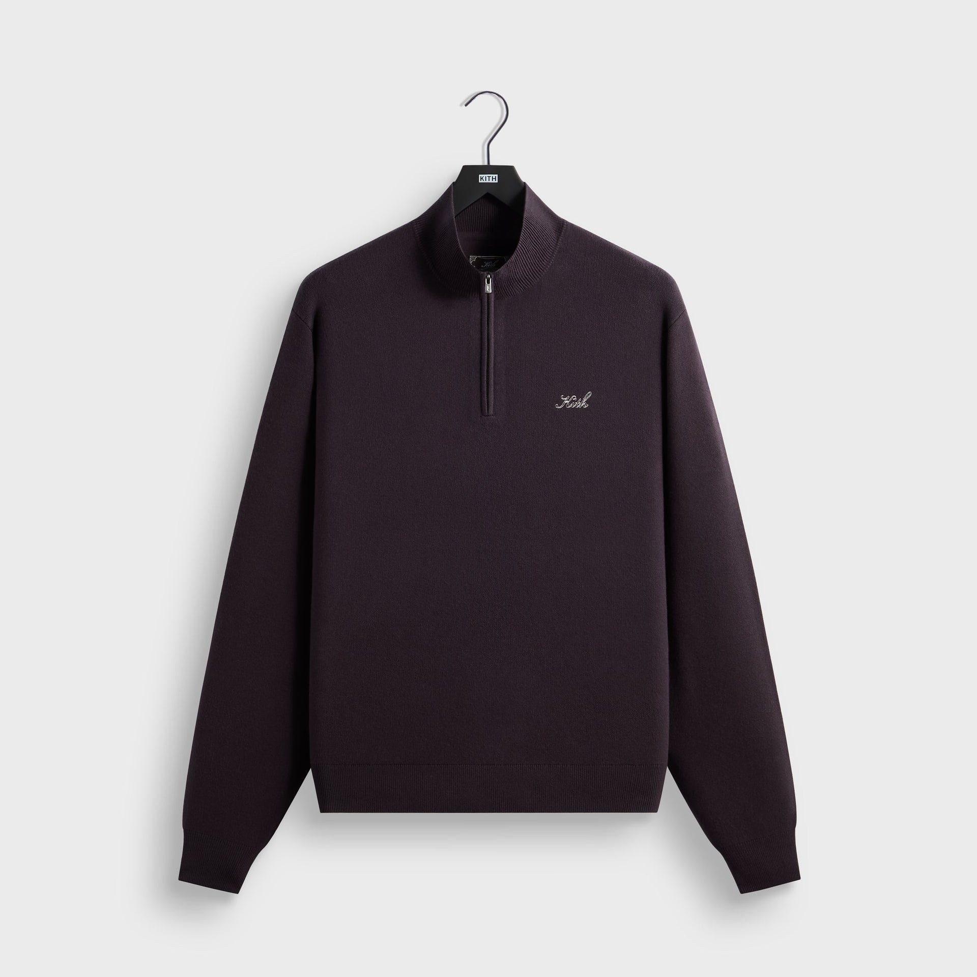 Kith Harmon Quarter Zip Mock Neck - Carbon - PH