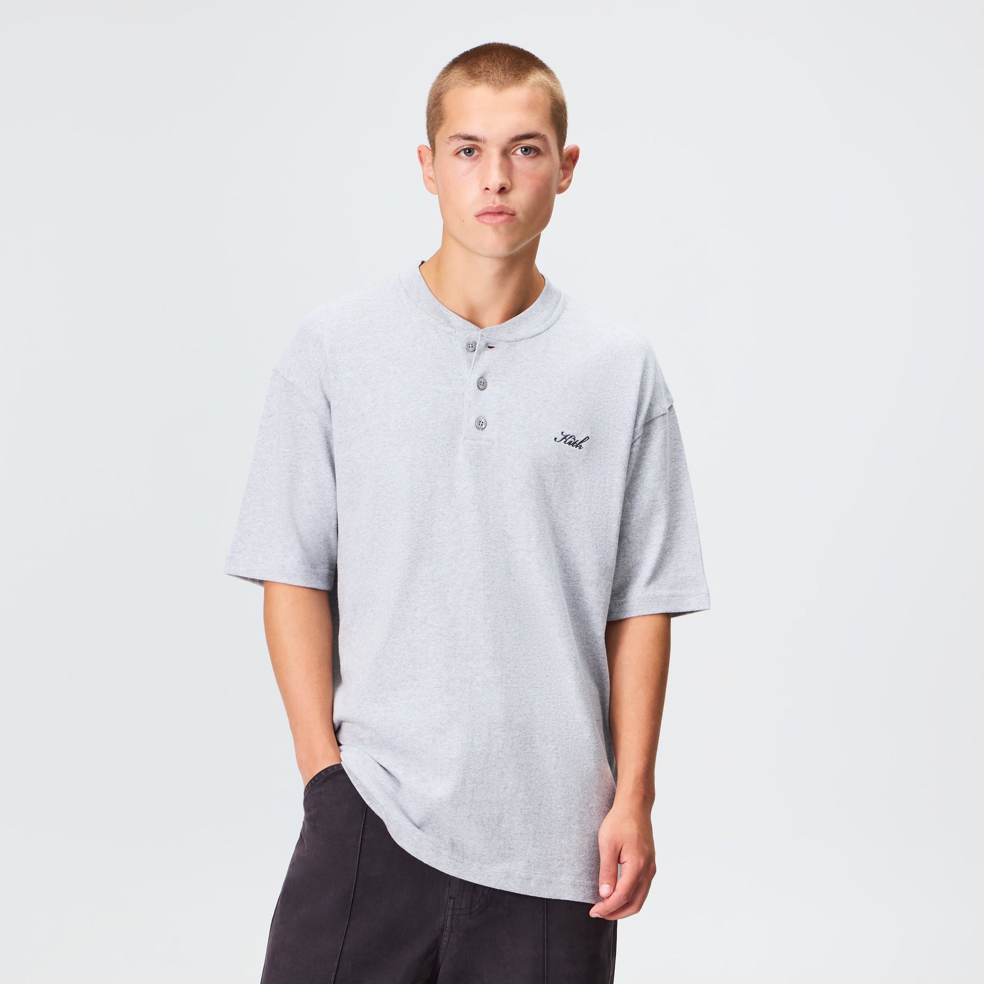 Kith Huntington Tee - Medium Heather Grey