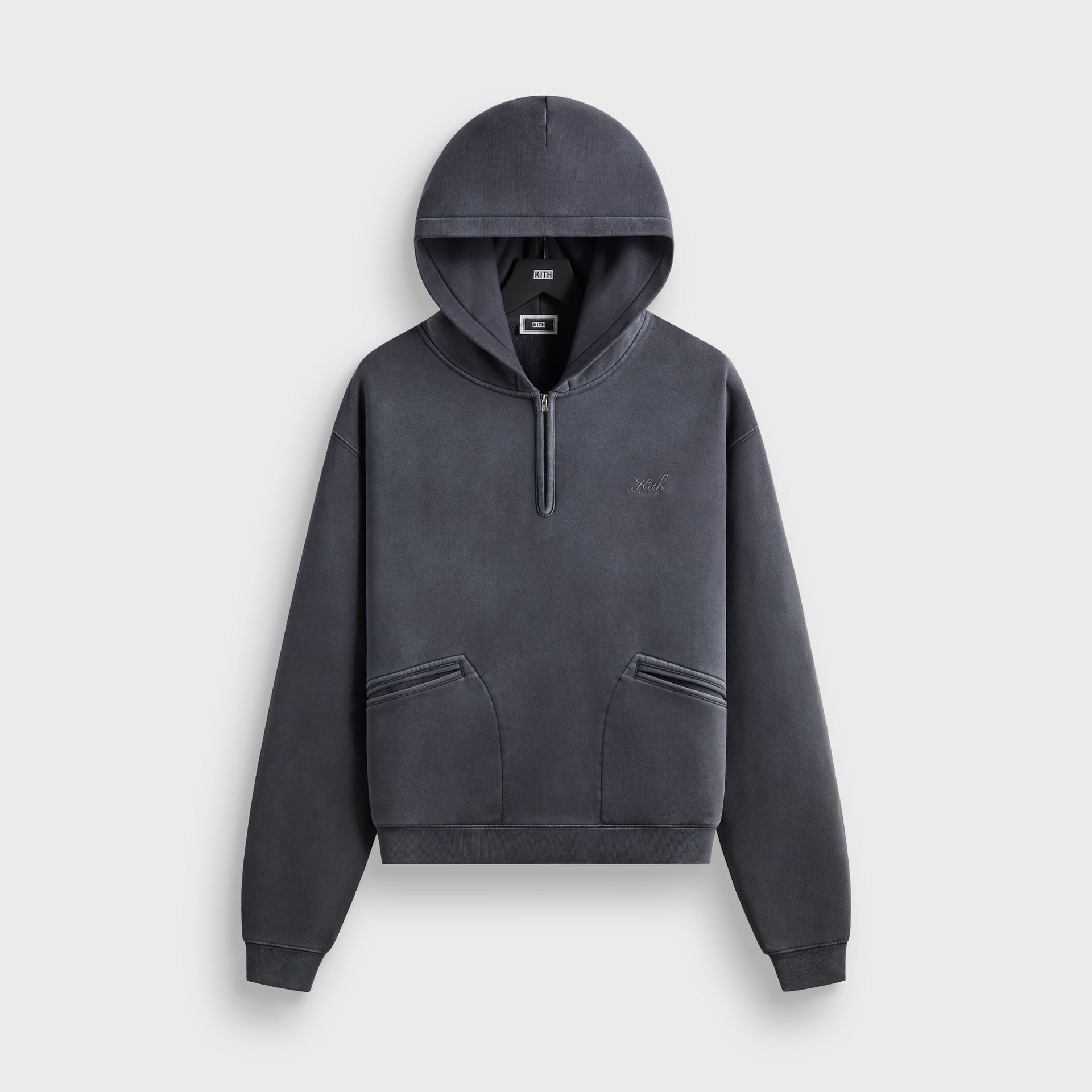 Kith Wilder Quarter Zip Hoodie - Void
