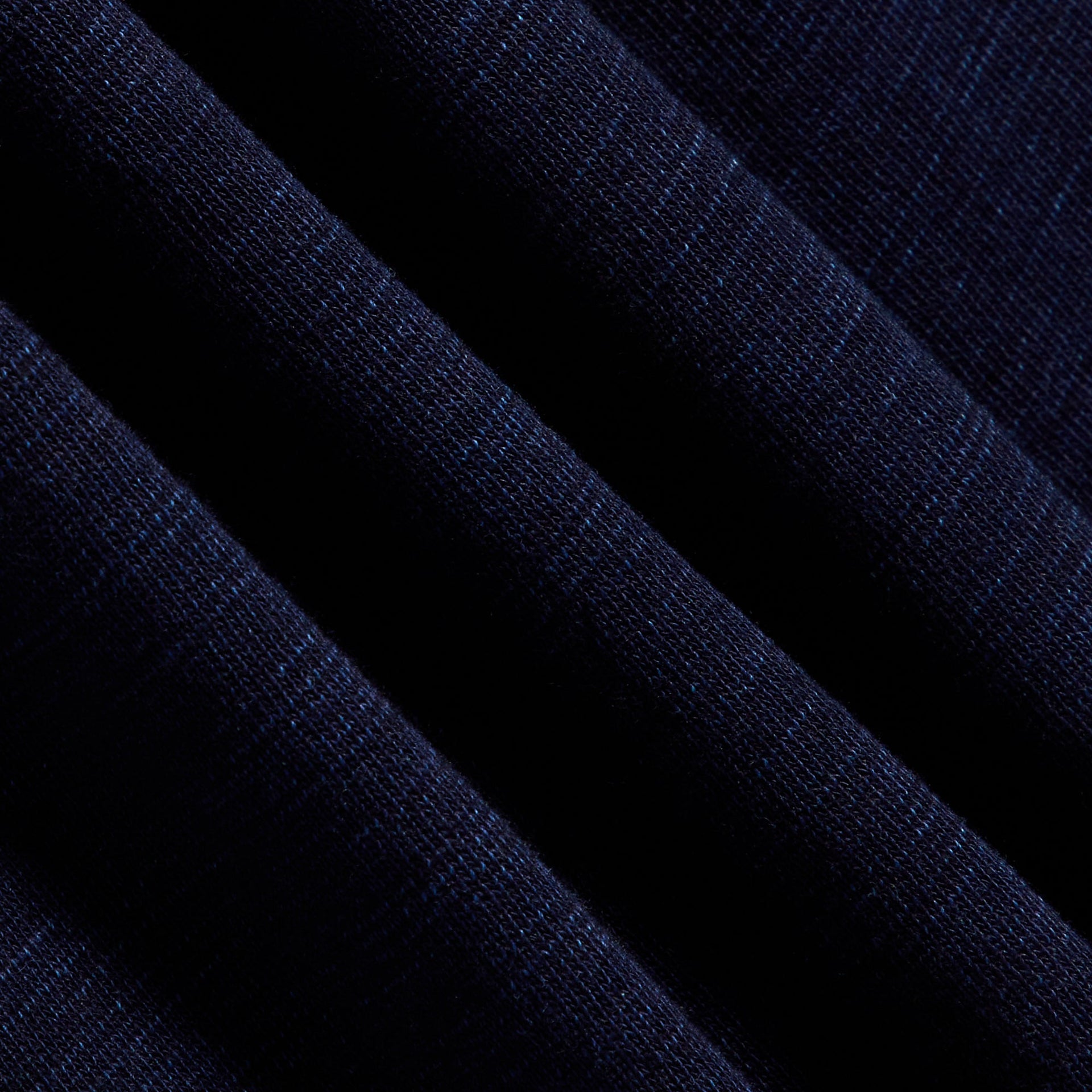 Kith Indigo Fleece Cropped Camden Hoodie - Raw Indigo