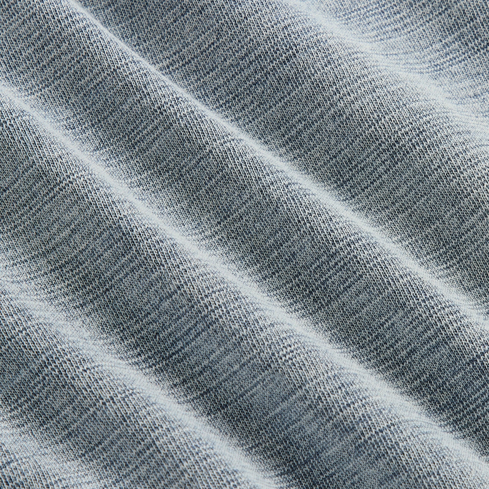 Kith Indigo Fleece Linus Full Zip Crewneck - Light Indigo