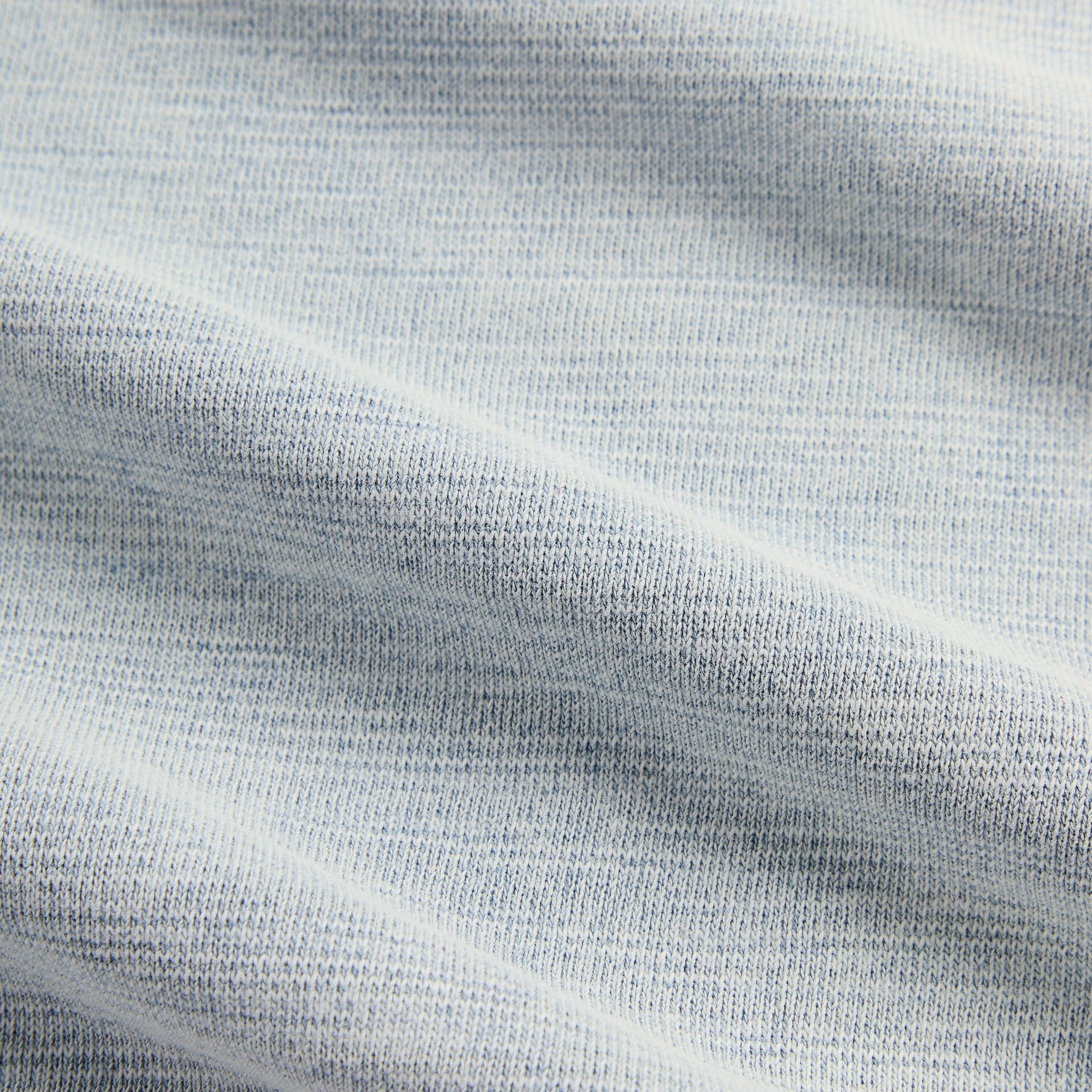 Kith Indigo Fleece Wilder Full Zip Hoodie - Pale Indigo