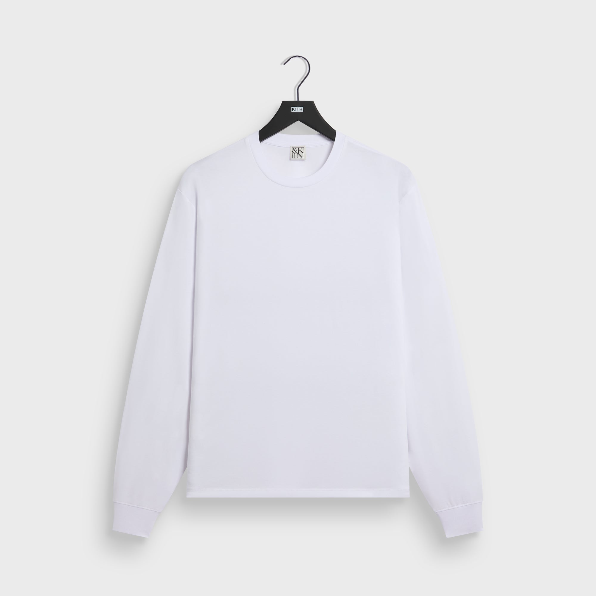 &Kin Long Sleeve Darin Tee - White – Kith Japan