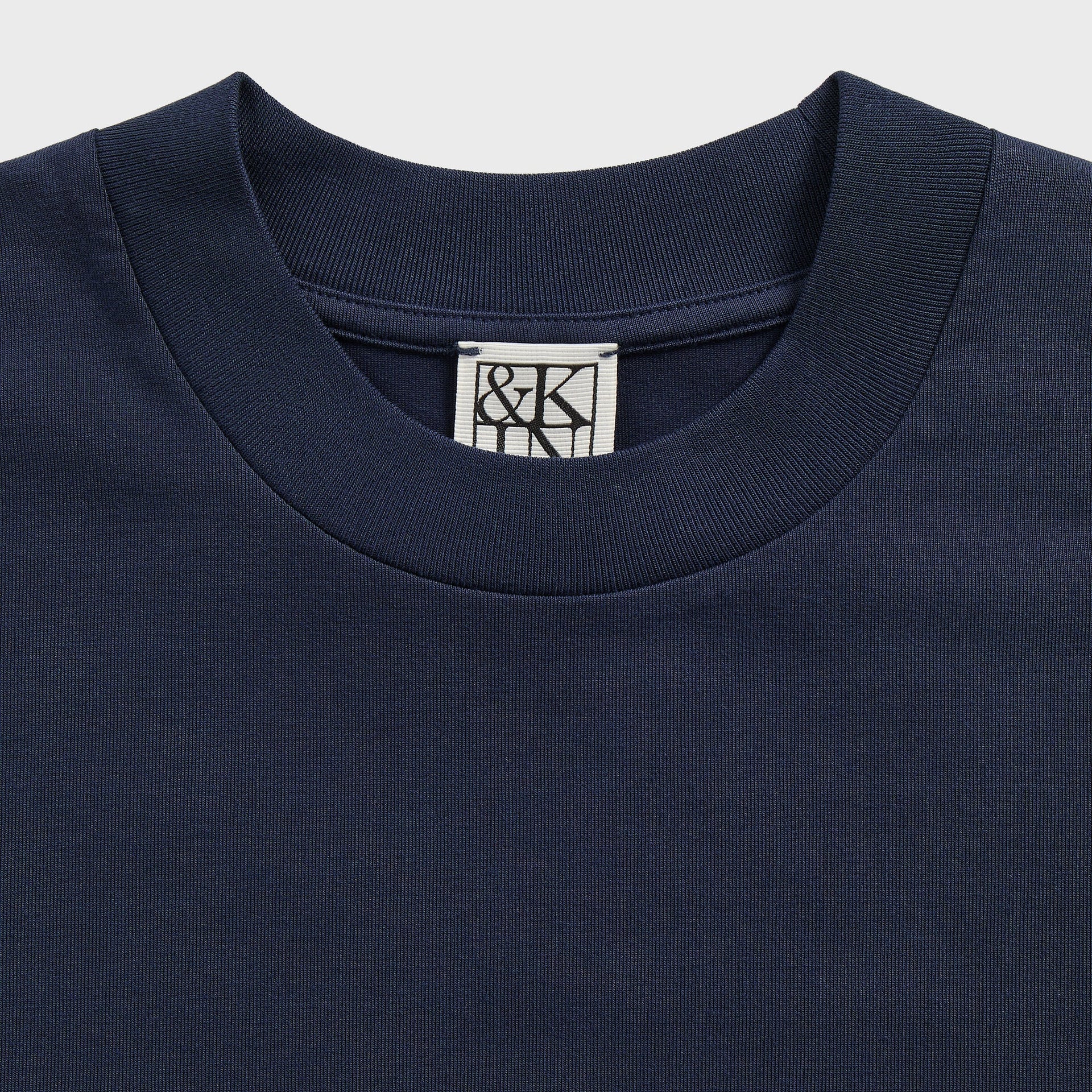 &Kin Mock Neck Albie Tee - Nocturnal