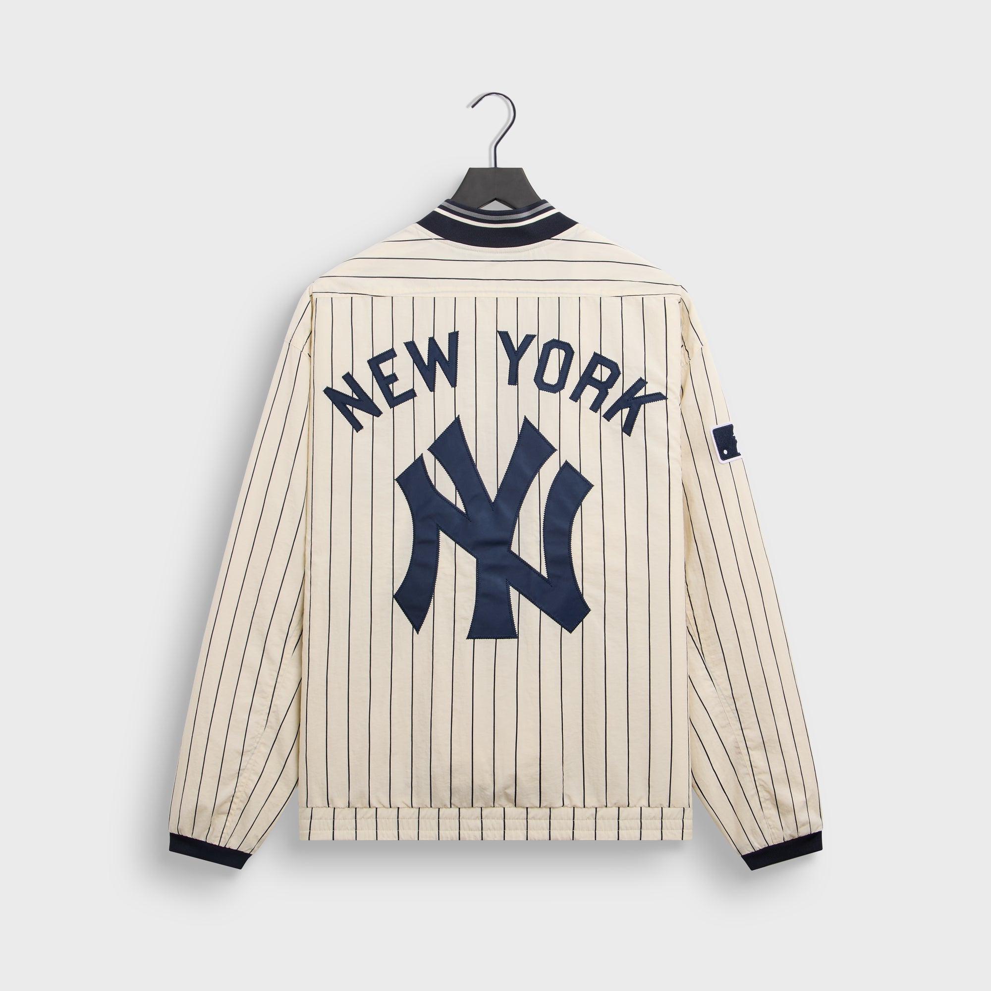 Kith for the New York Yankees Nylon Raffi Pullover - Sandrift