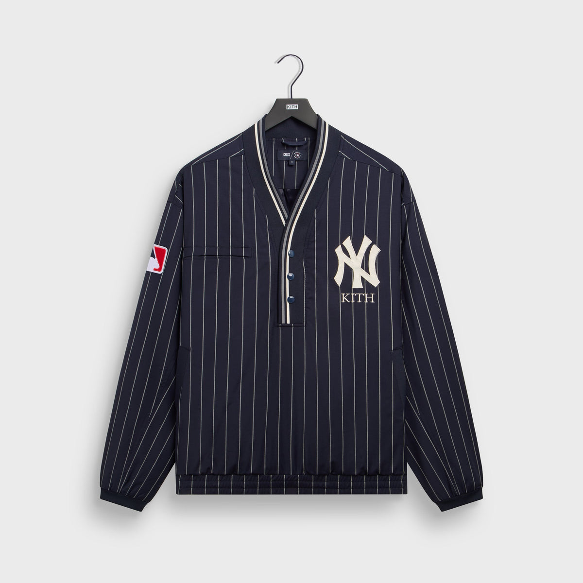 Kith for the New York Yankees Tropical Wool Raffi Pullover - Nocturnal