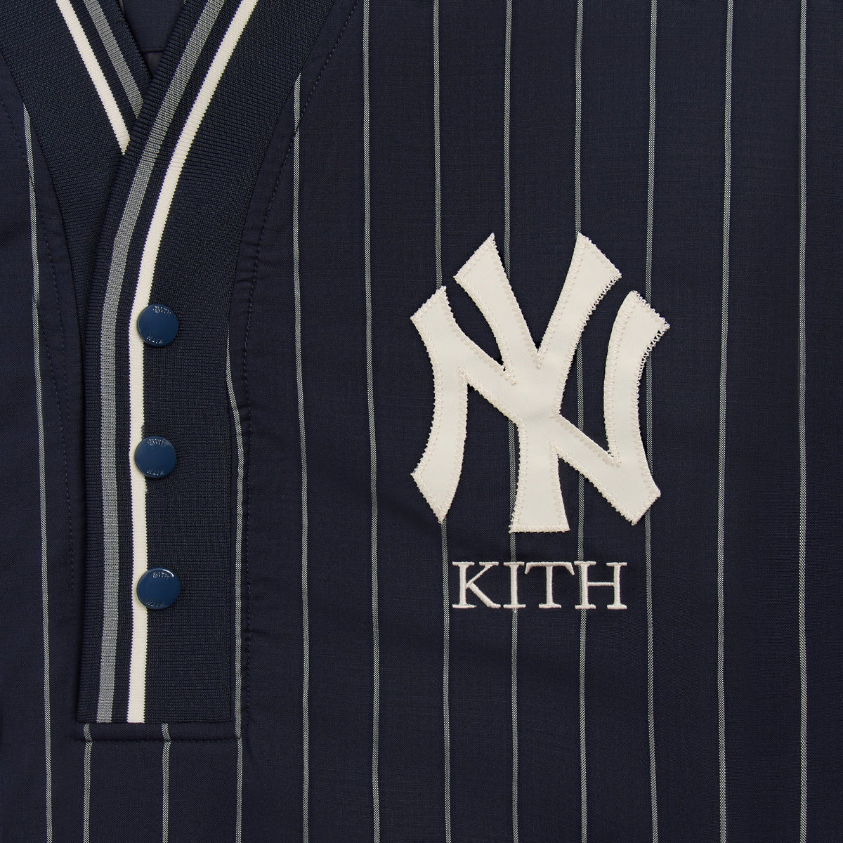 Kith for the New York Yankees Tropical Wool Raffi Pullover - Nocturnal