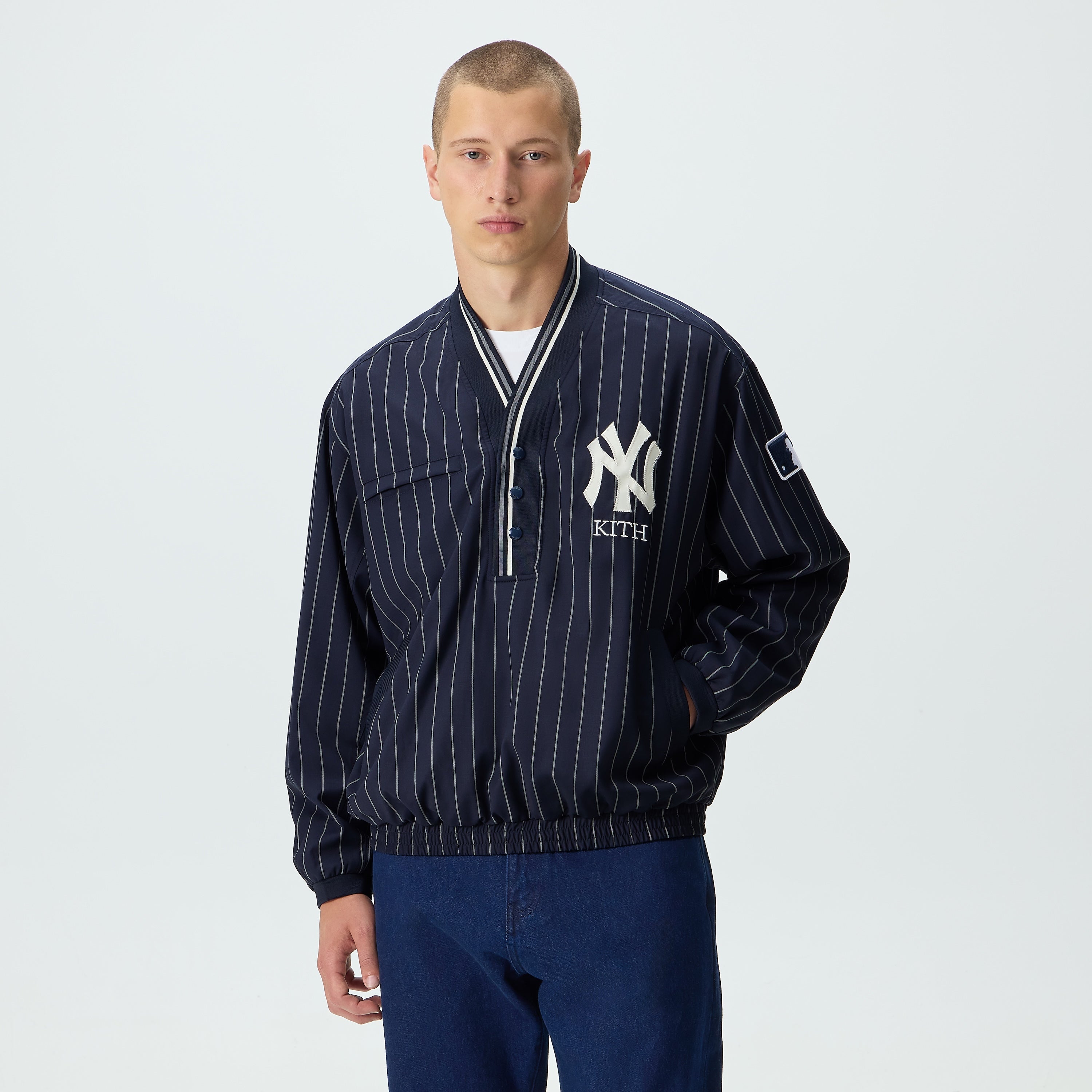 Kith for the New York Yankees Tropical Wool Raffi Pullover