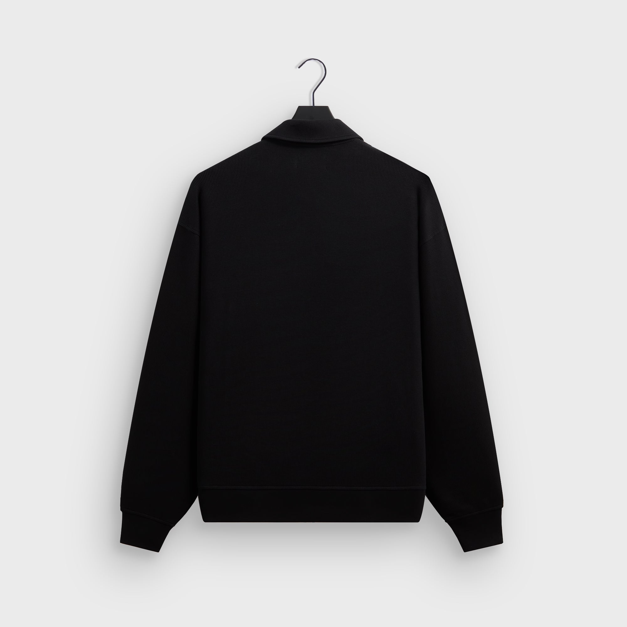 Kith Micro Waffle Nelson Rugby Pullover - Black – Kith Japan