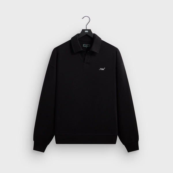 Kith Micro Waffle Nelson Rugby Pullover - Black – Kith Japan