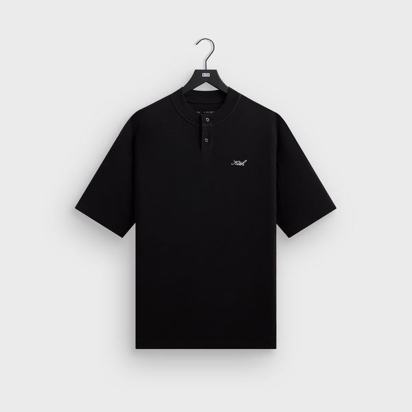 【moka623】KITH ×  Filfiger foodie Kith Micro Waffle Tristan Henley - Black – Kith Japan