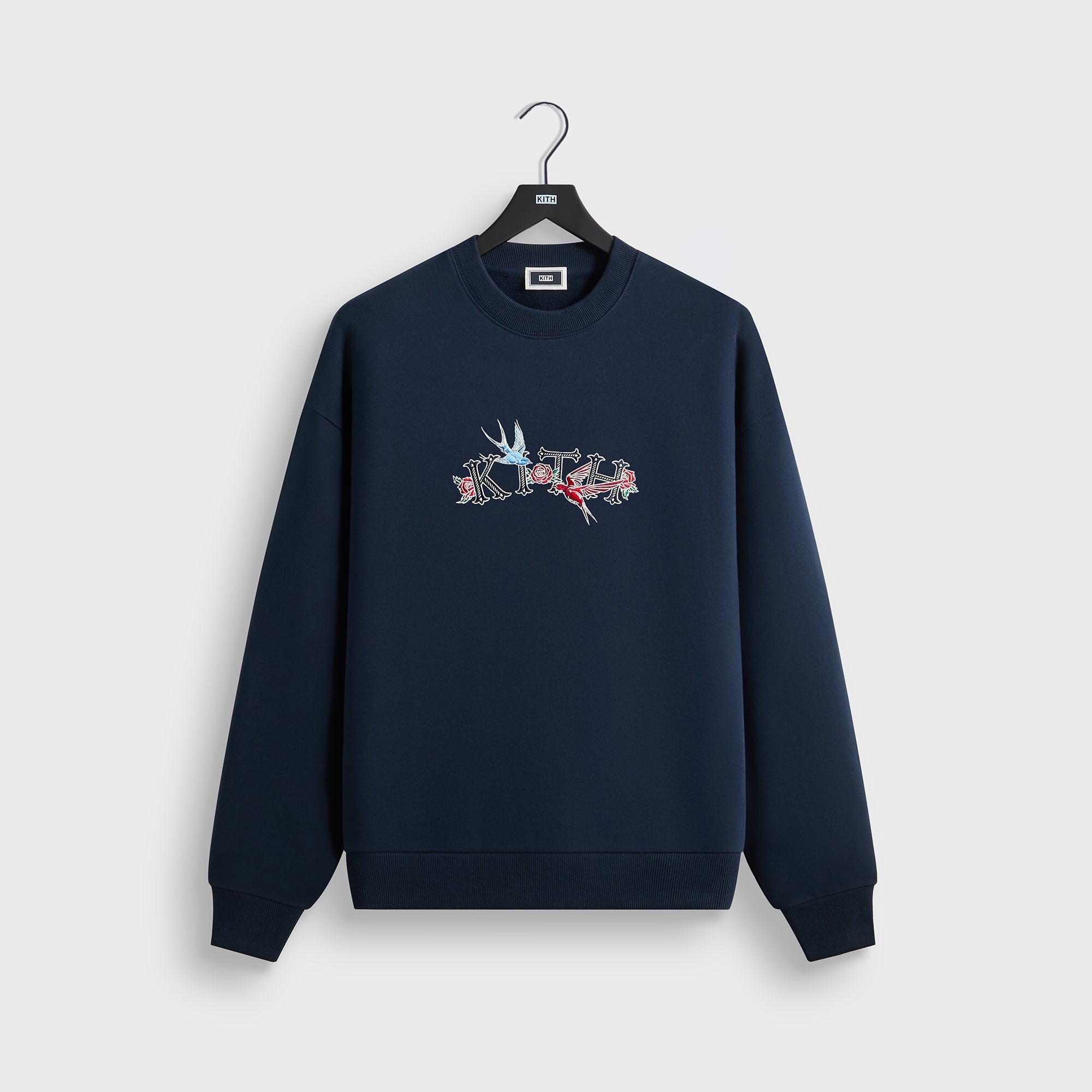 Kith Swallow Rose Nelson Crewneck - Nocturnal – Kith Japan