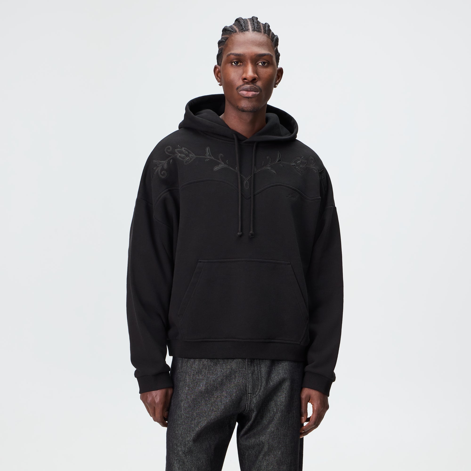 Kith Heritage Filigree Braxton Hoodie - Black – Kith Japan