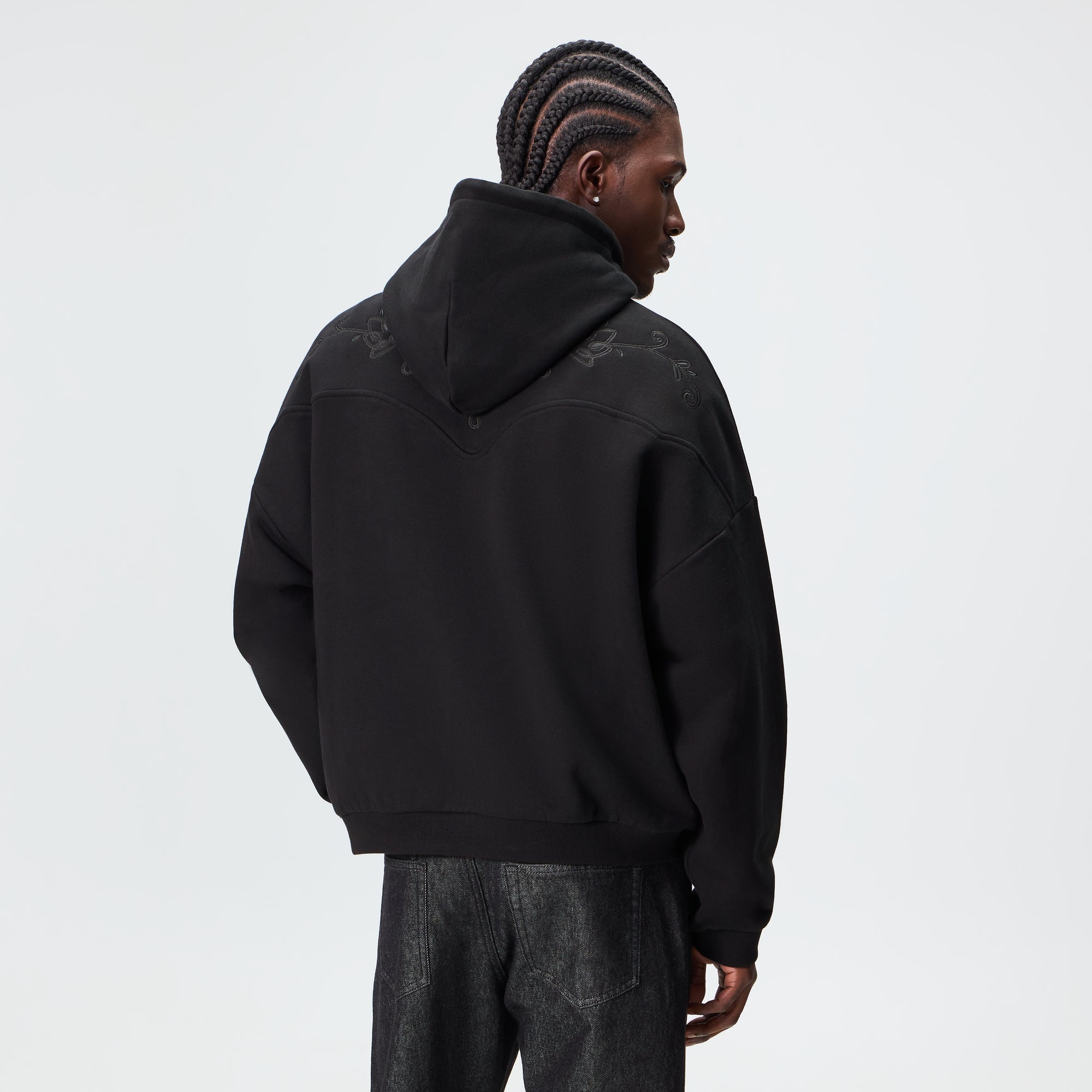 Kith Heritage Filigree Braxton Hoodie - Black – Kith Japan
