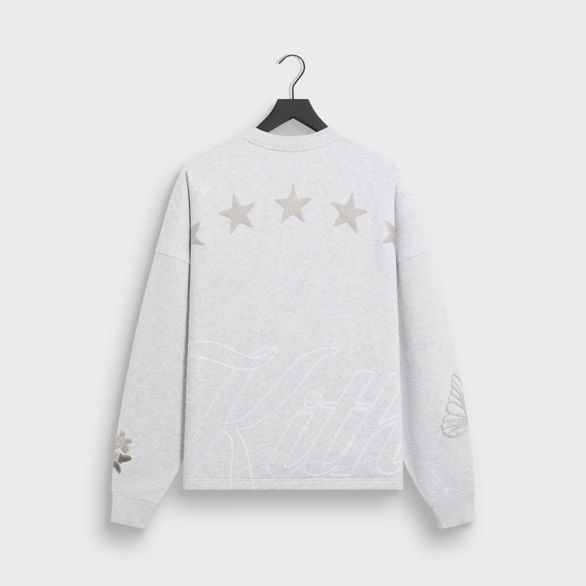 Kith Varsity Lawson Crewneck - Light Heather Grey