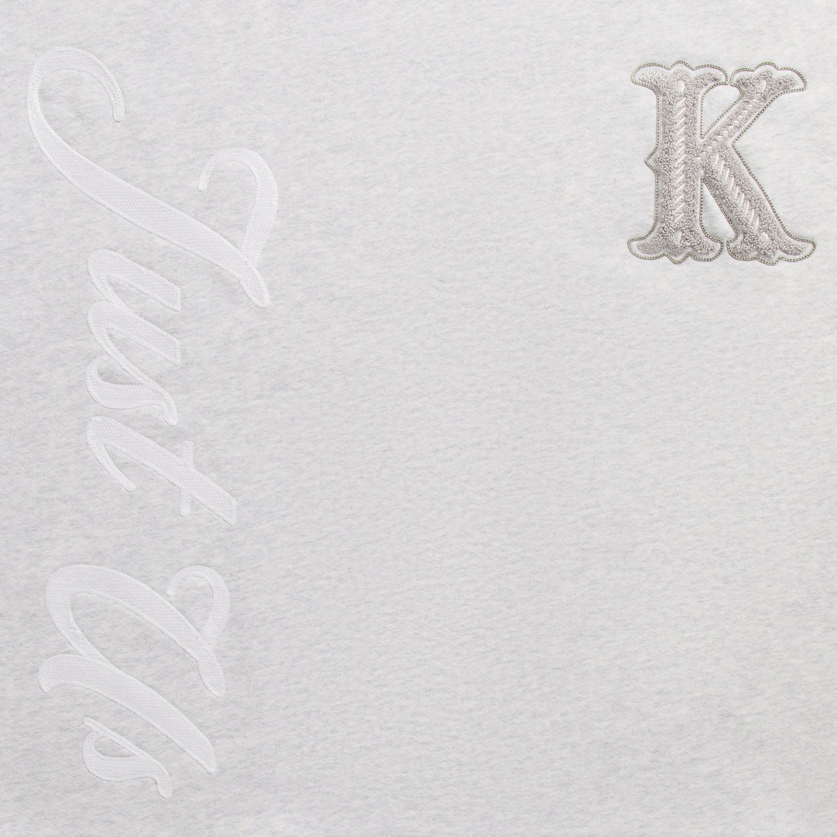 Kith Varsity Lawson Crewneck - Light Heather Grey