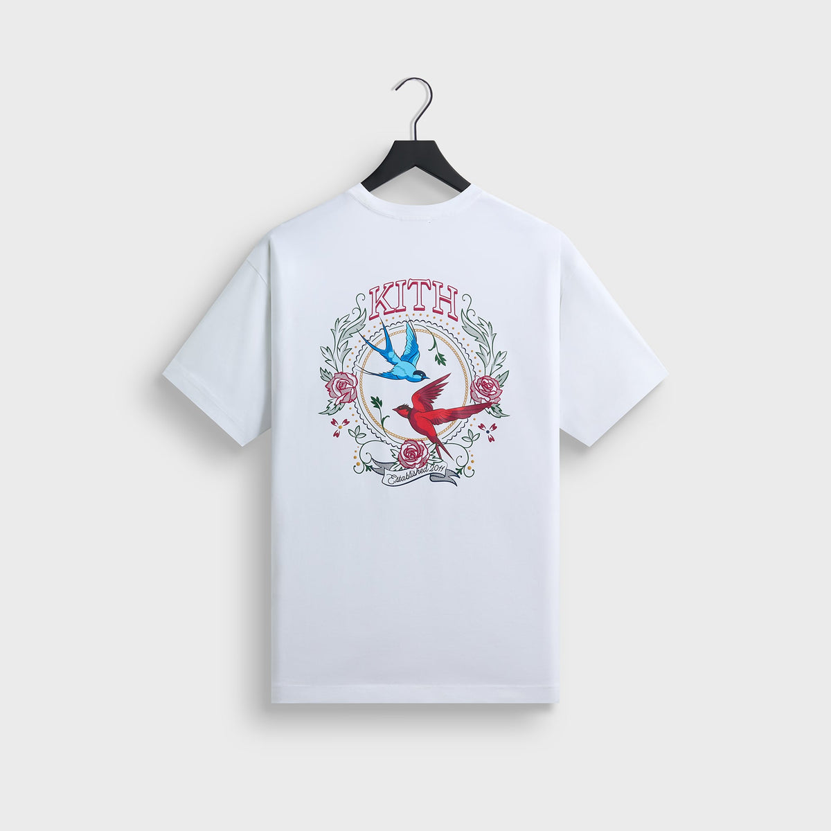 Kith Swallow Emblem Short Sleeve Tee - White