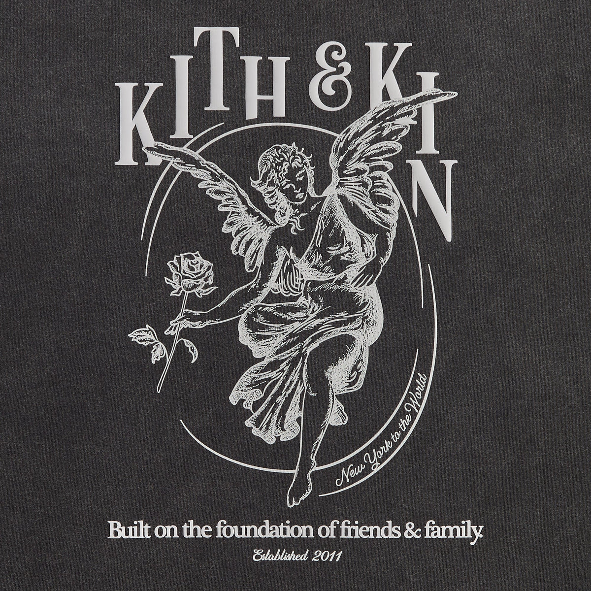 Kith Guardian Alex Boxy Vintage Tee - Black