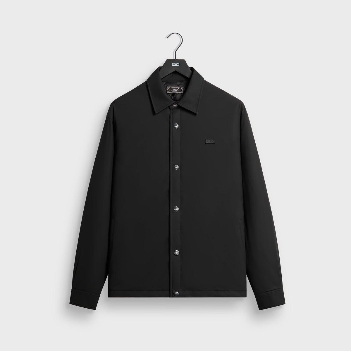 Kith Stretch Polyester Brixton Shirt Jacket - Black