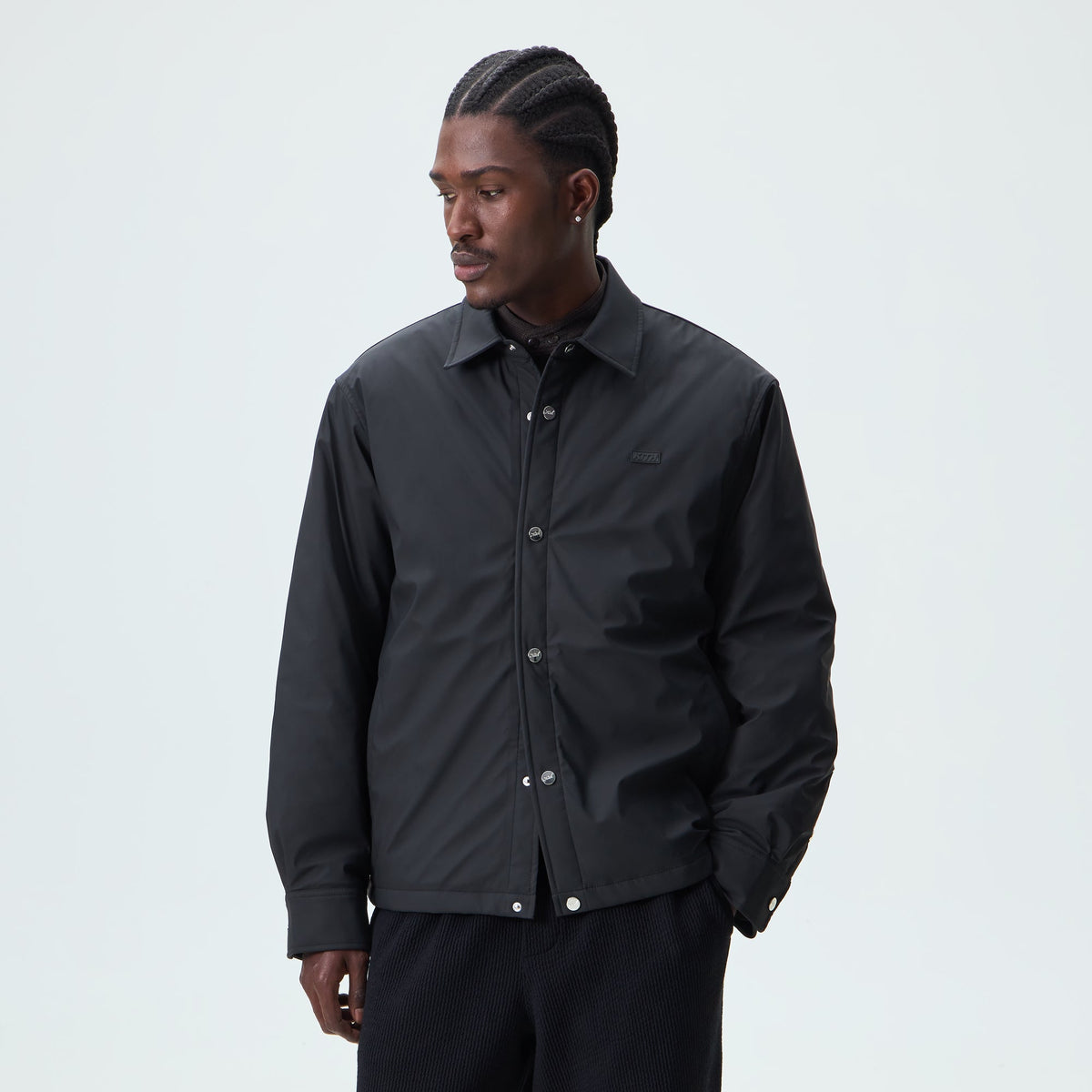 Kith Stretch Polyester Brixton Shirt Jacket - Black