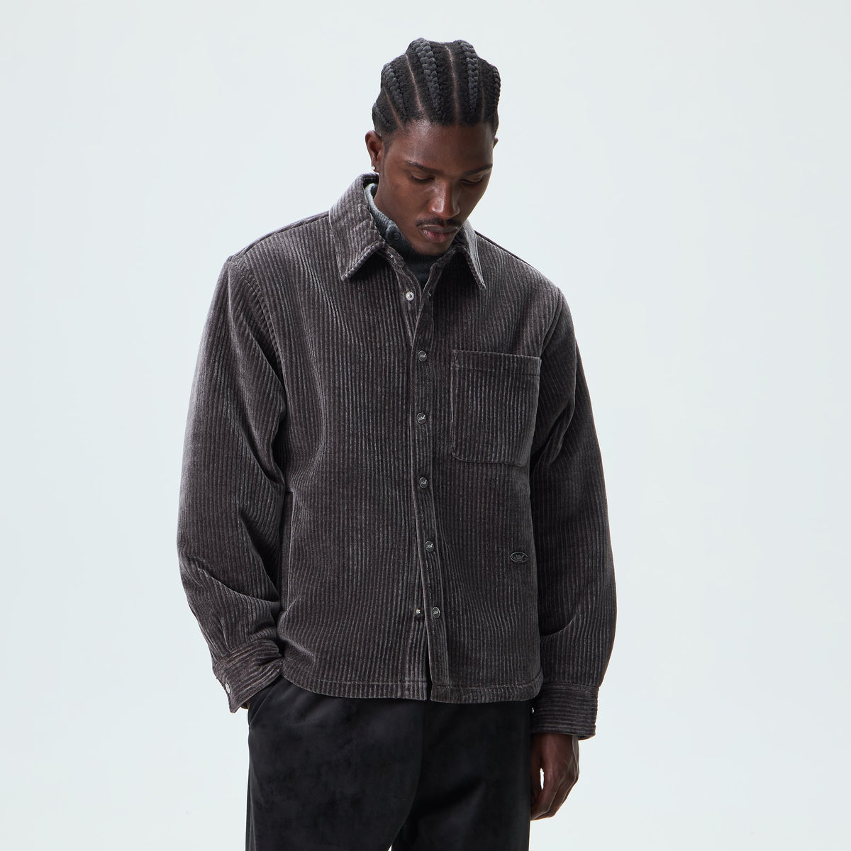 Kith Bonded Cord Boucle Sheridan Shirt Jacket - Kindling