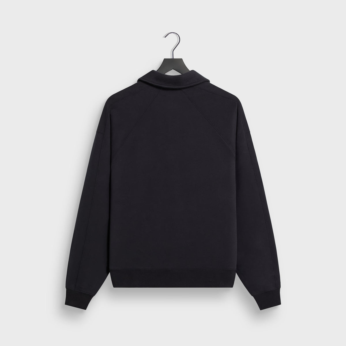 Kith Sueded French Terry Nelson Rugby Pullover - Black