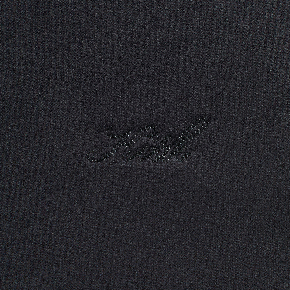 Kith Sueded French Terry Nelson Rugby Pullover - Black