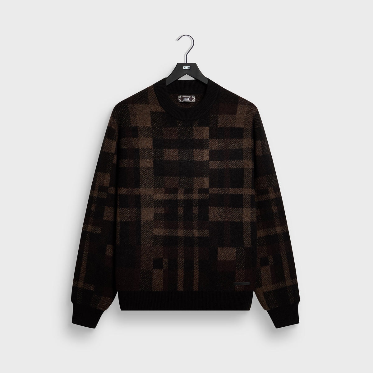 Kith Lewis Check Sweater - Black