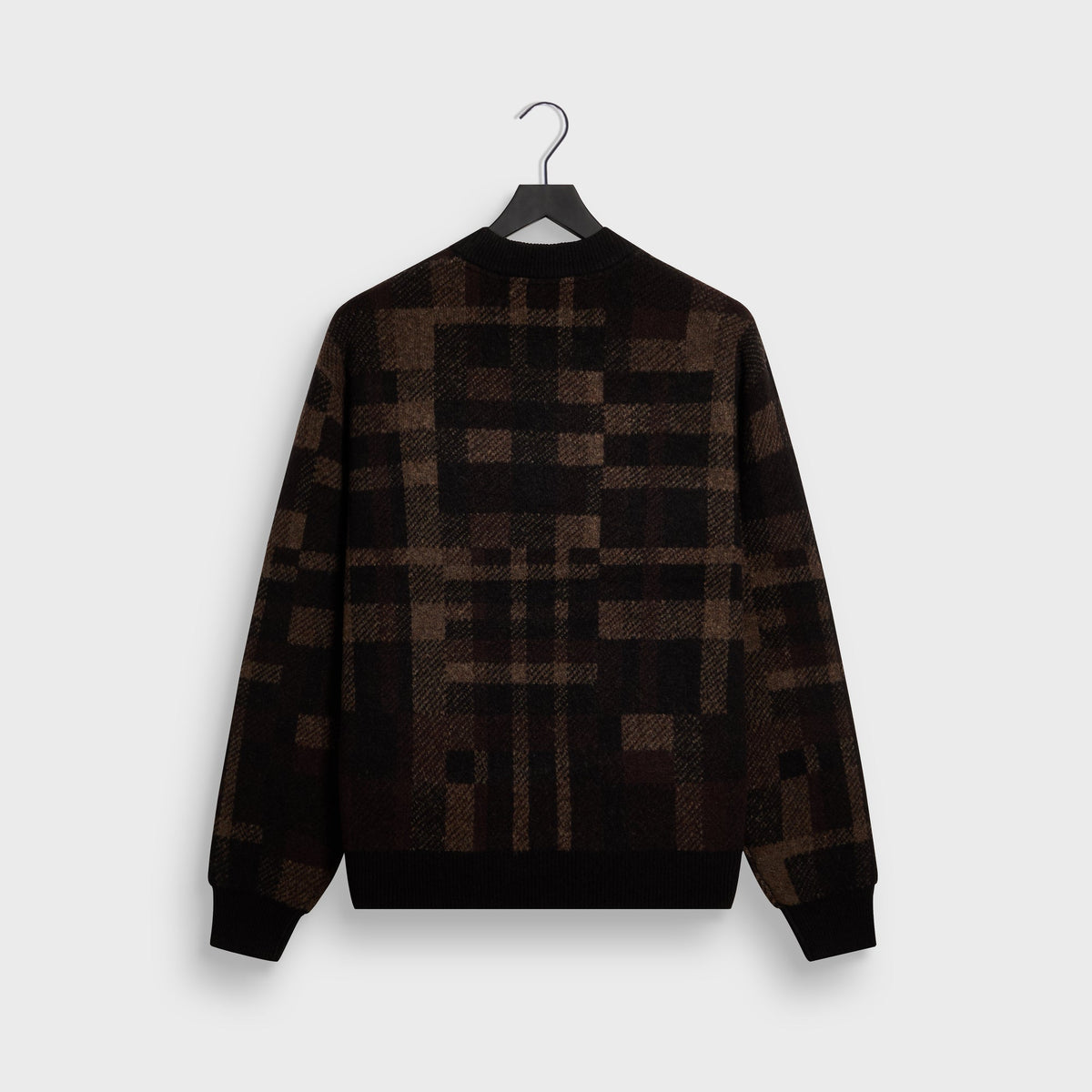 Kith Lewis Check Sweater - Black