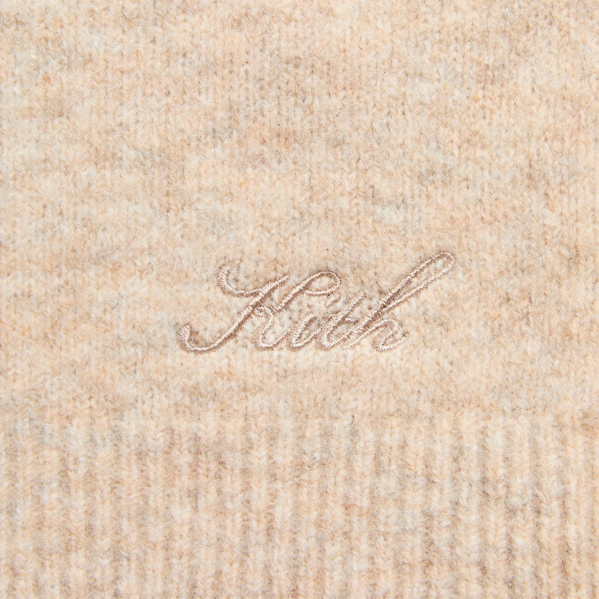 Kith Harmon Henley Sweater - Heather Oatmeal