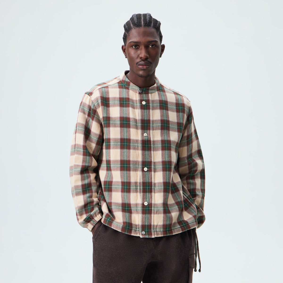 Kith Flannel Plaid Mack Shirt - Husk