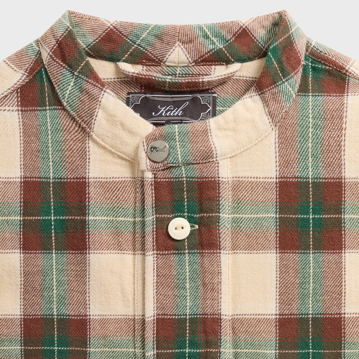Kith Flannel Plaid Mack Shirt - Husk
