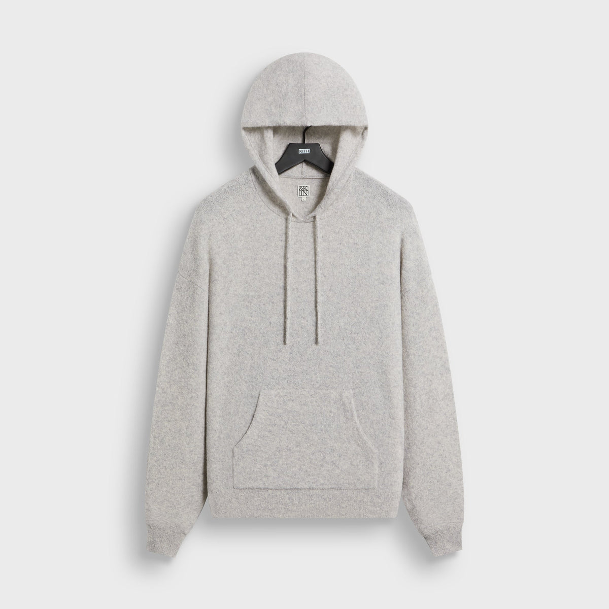 &Kin Cashmere Bennie Full Zip Hoodie - Heather Grey