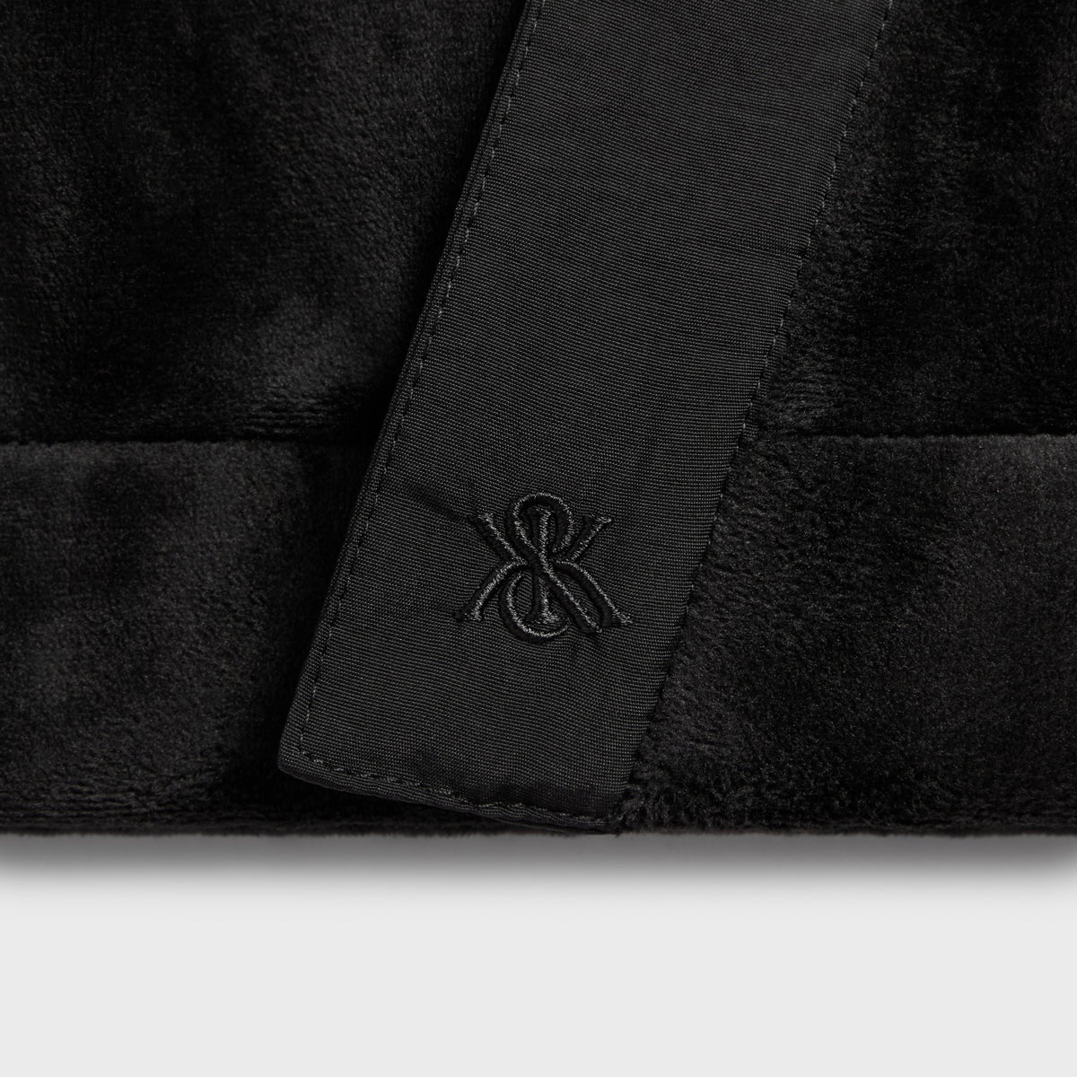 Kith Plush Double Fleece Strauss Cardigan - Black