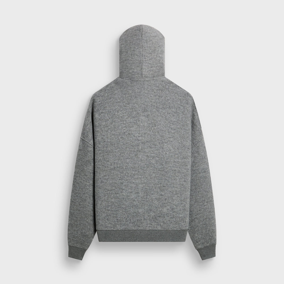 Kith Wool Braxton Full Zip Hoodie - Medium Heather Grey