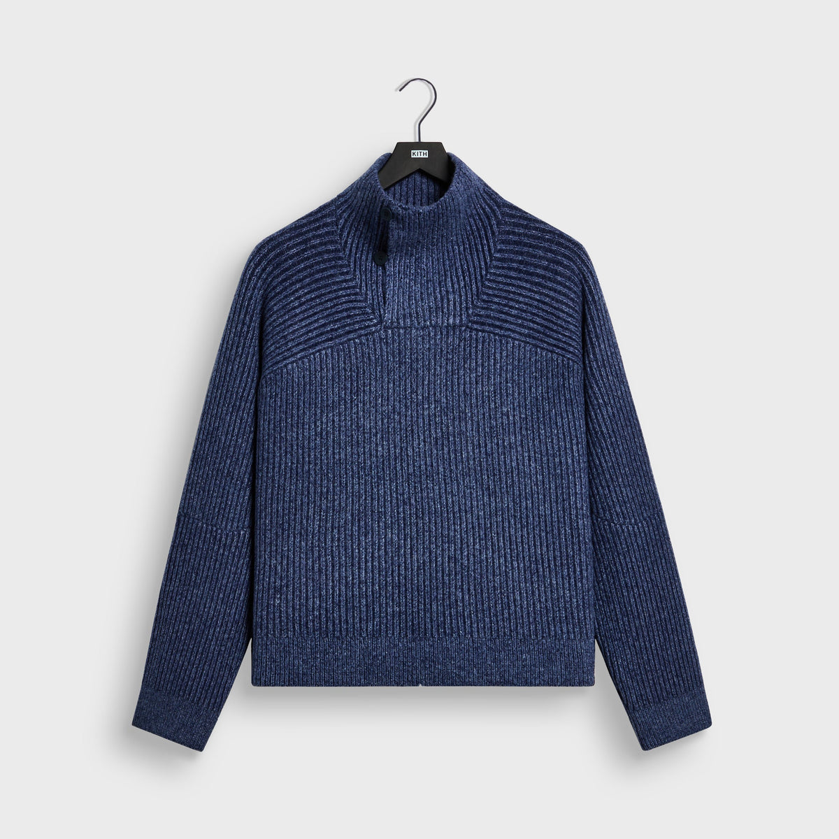 Kith Echo Turtleneck Sweater - Rugged Blue