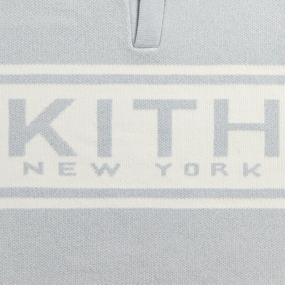 Kith Nelson Rugby Sweater - Light Heather Grey