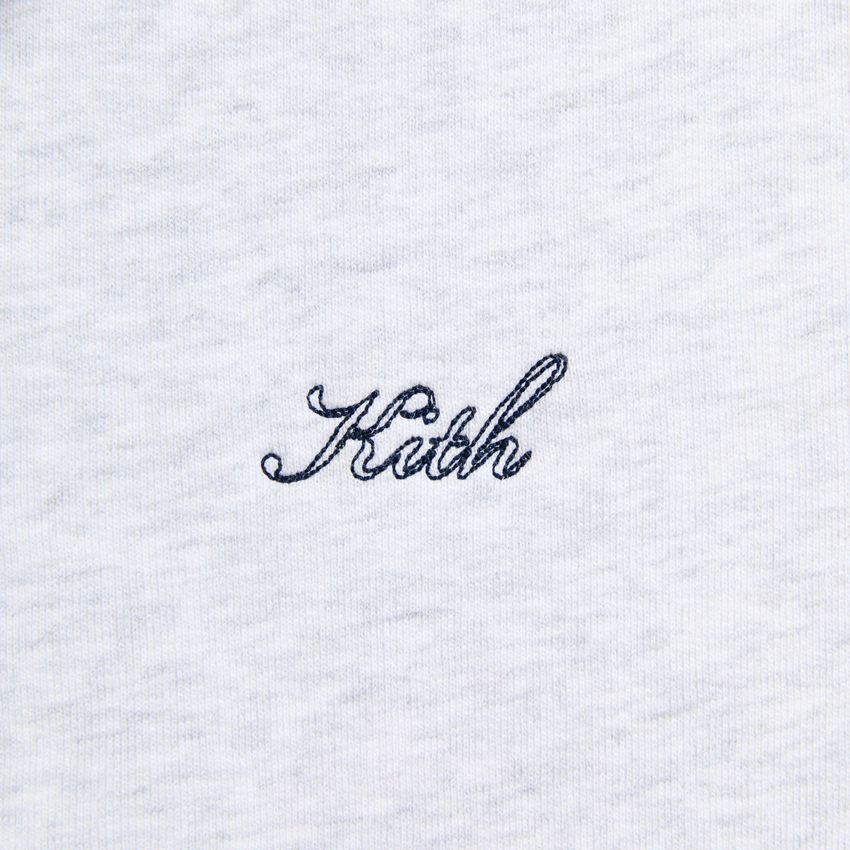 Kith Thermal Lined Fleece Williams II Hoodie - Light Heather Grey