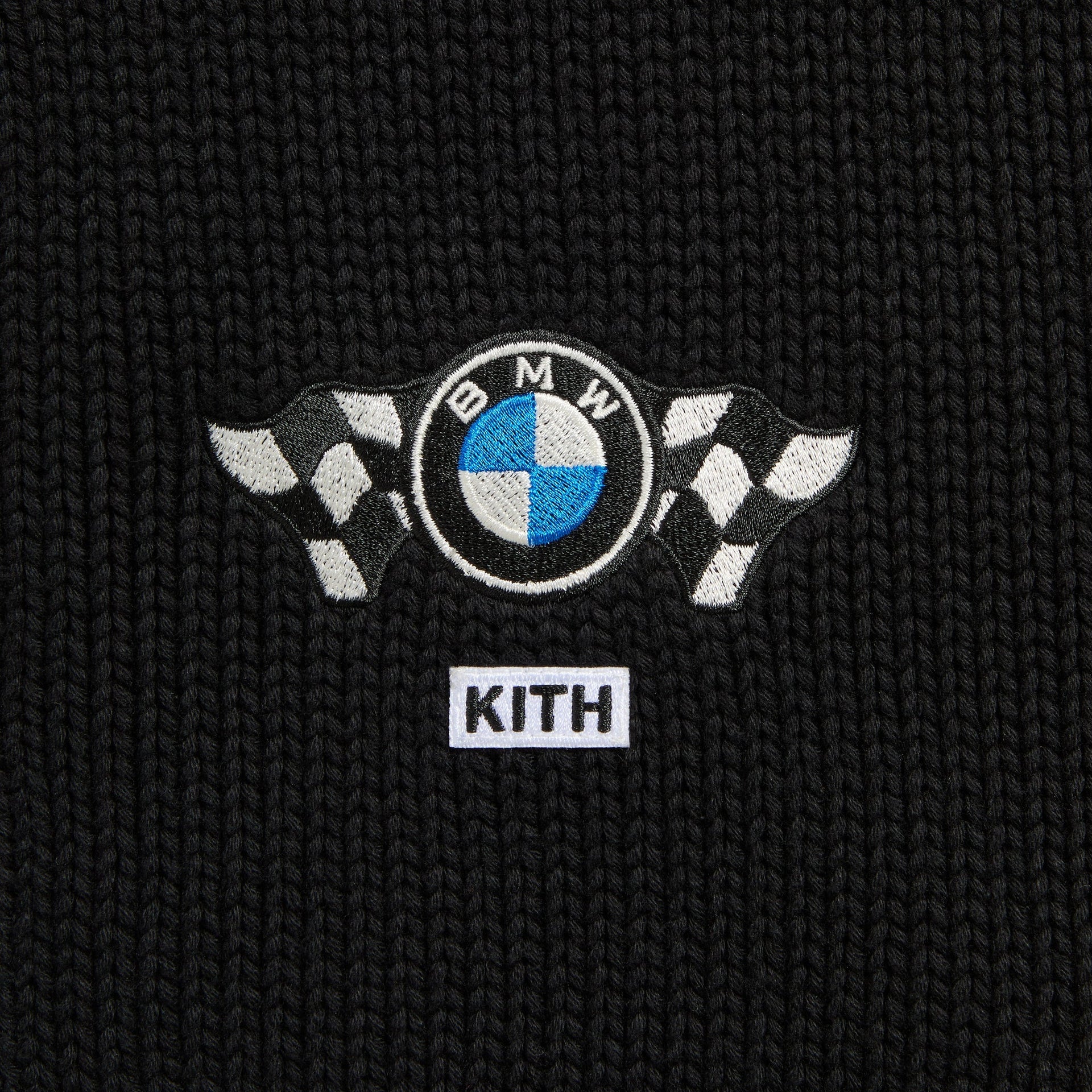 Kith for BMW Porter Knit Varsity Jacket - Black - PH