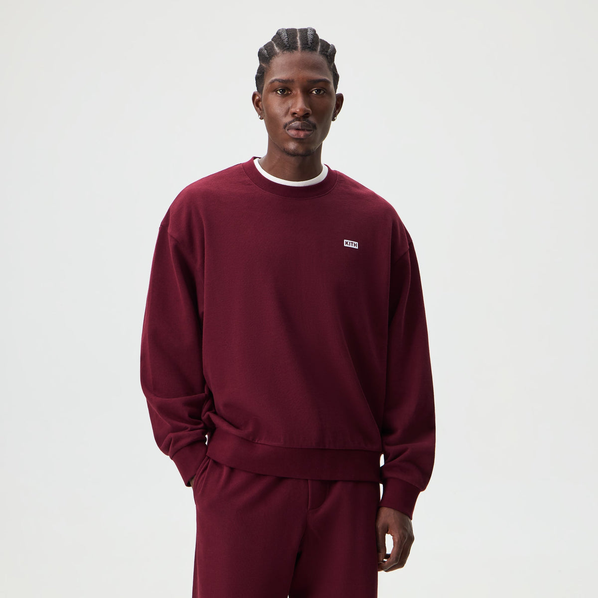 Kith Nelson Crewneck - Magma