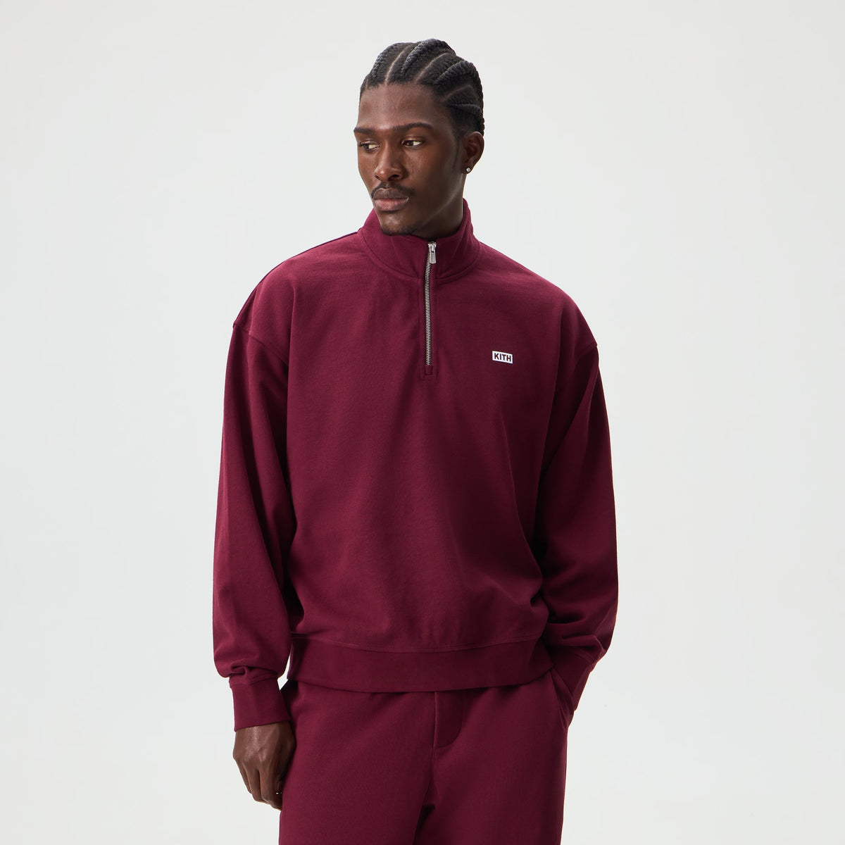 Kith Nelson Quarter Zip - Magma