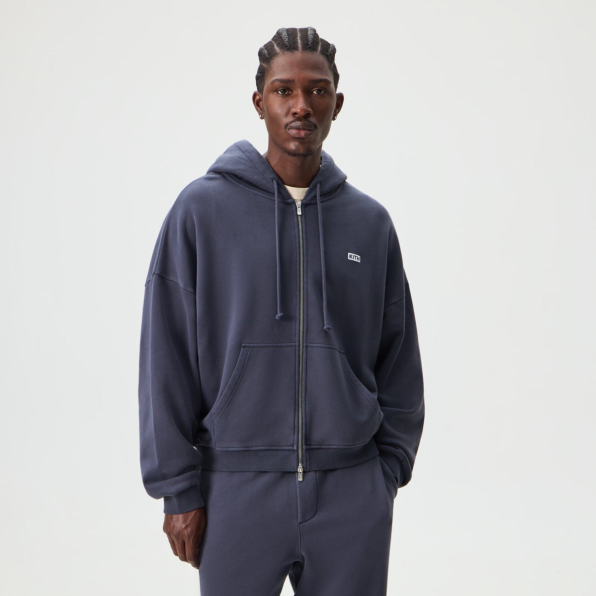 Kith Braxton Full Zip Hoodie - Torpedo