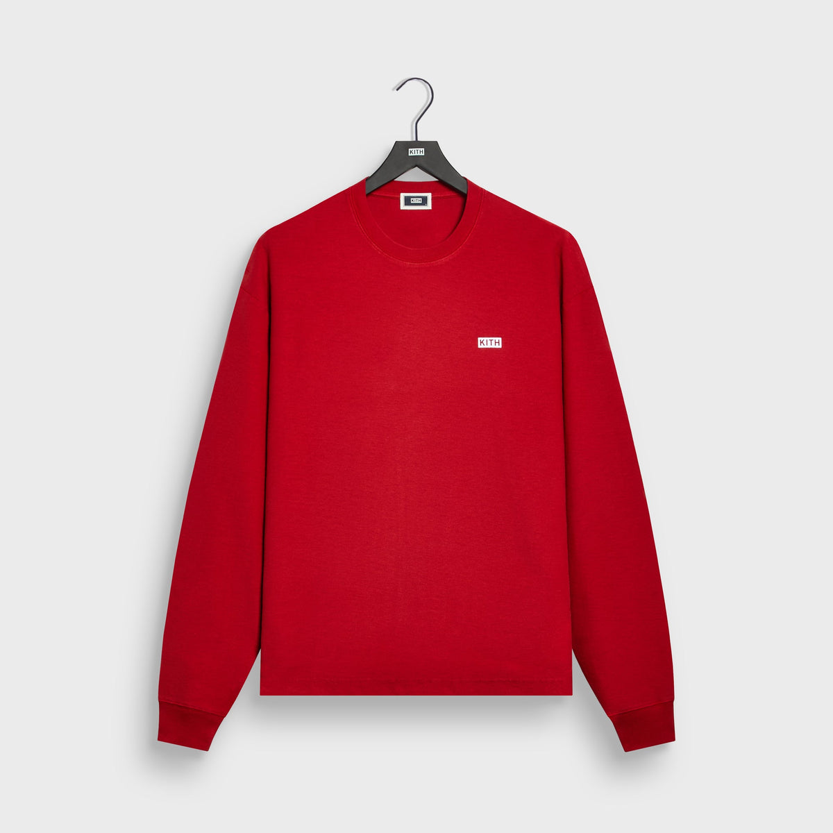 Kith Long Sleeve Quinn Tee - Grenadine