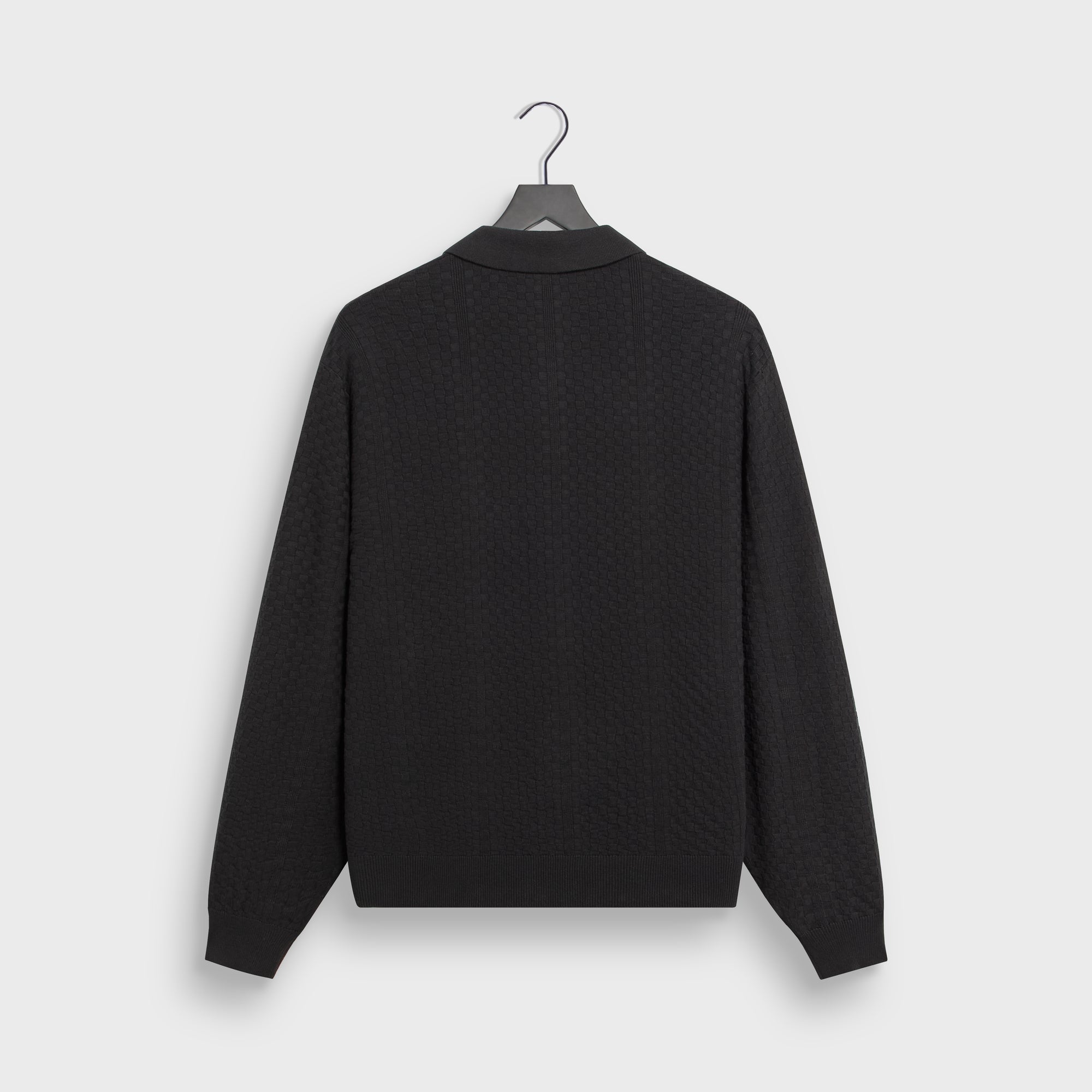 Kith Long Sleeve Tilden Pullover - Black – Kith Japan