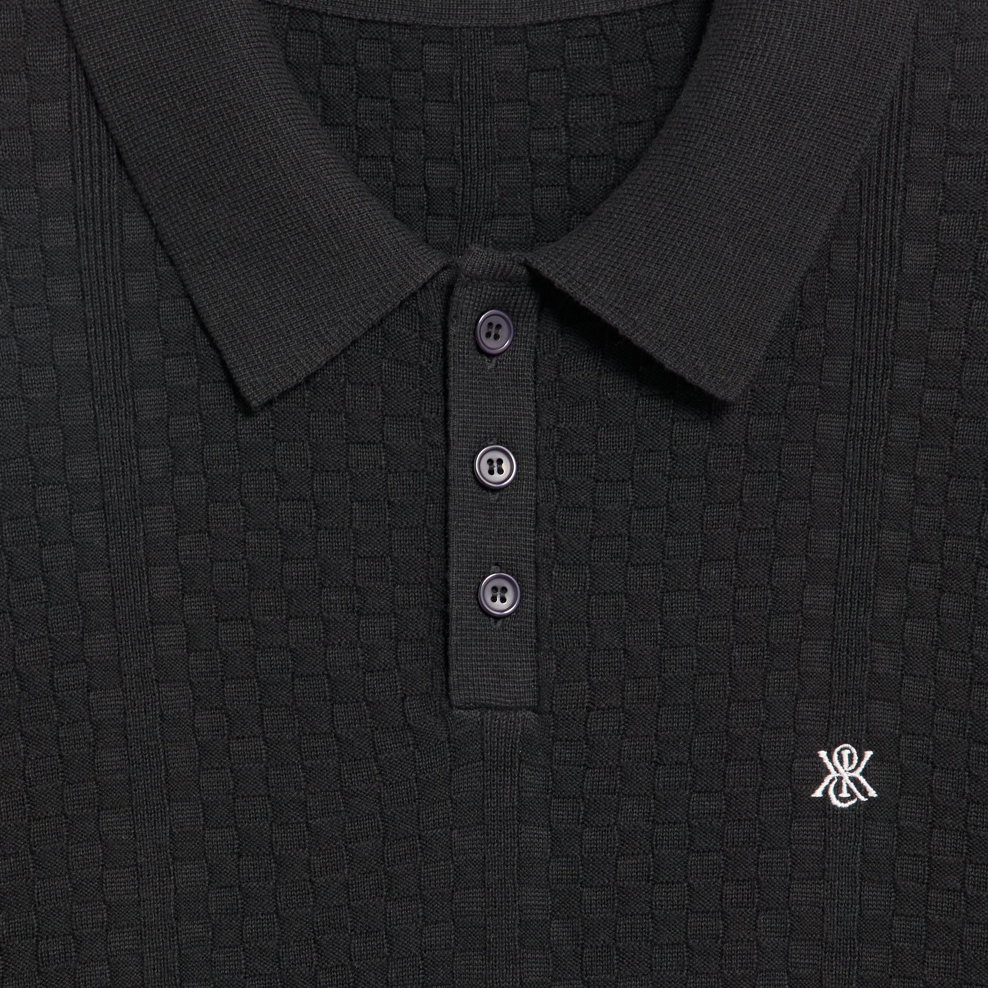 Kith Long Sleeve Tilden Pullover - Black – Kith Japan