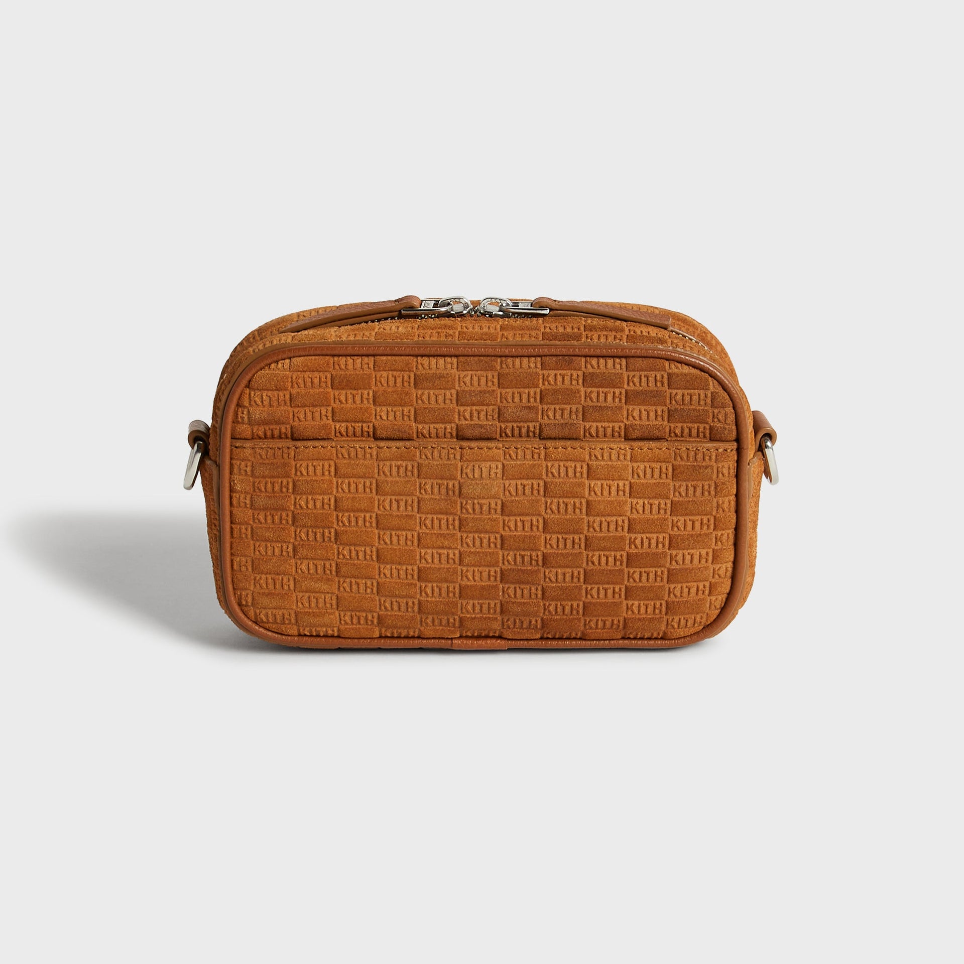 Kith Monogram Suede Crosswalk K20 Bag - Argil