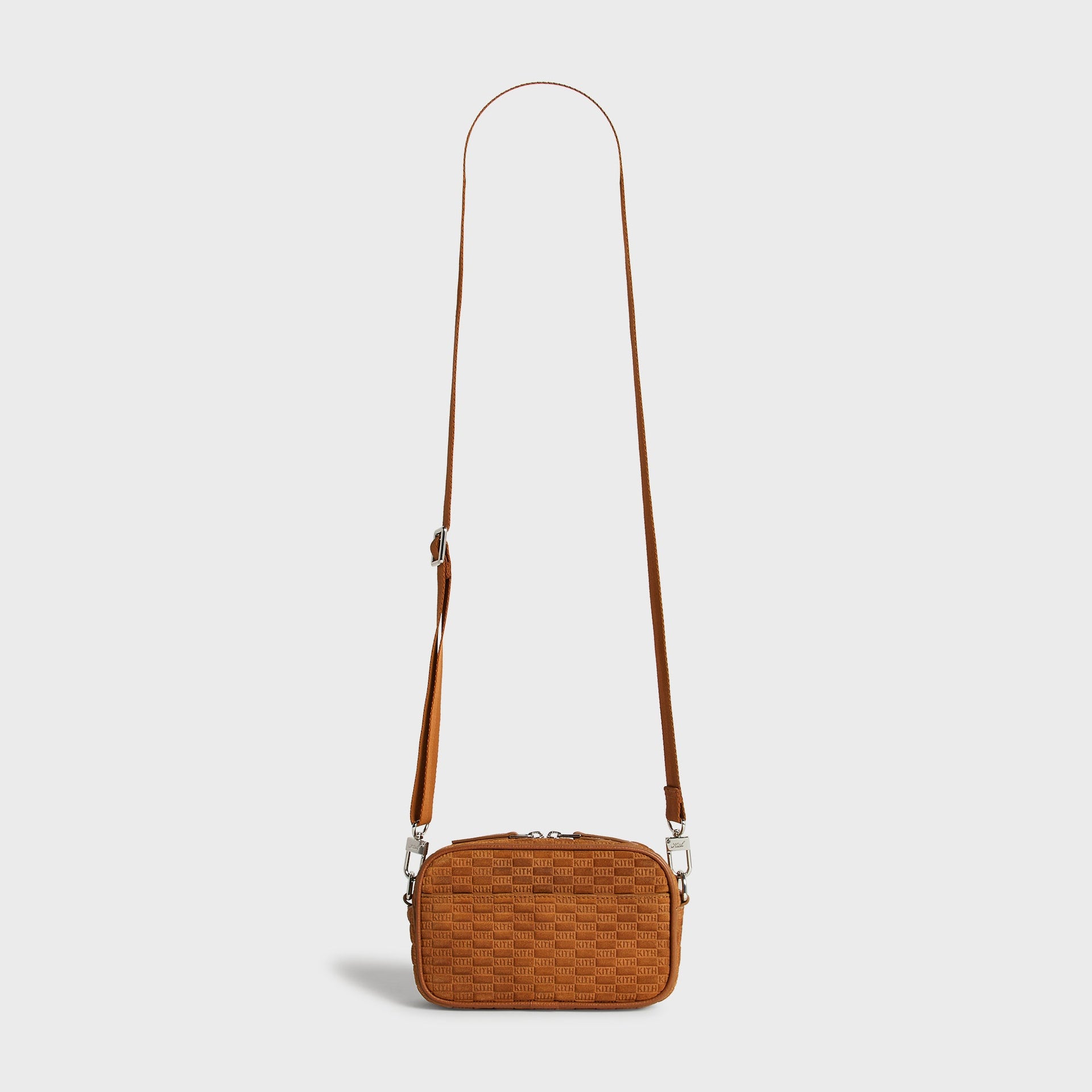 Kith Monogram Suede Crosswalk K20 Bag - Argil
