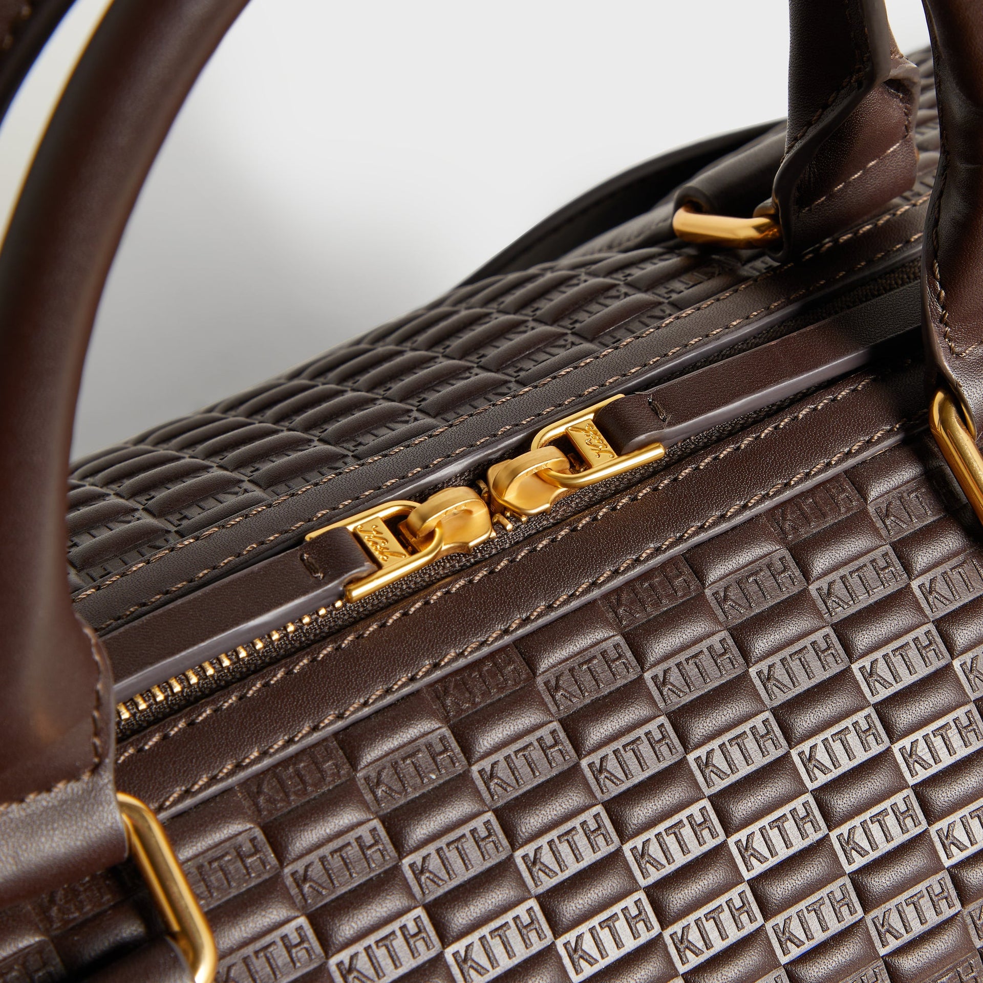 Kith Monogram Leather Traveler K40 Duffle Bag - Zoom